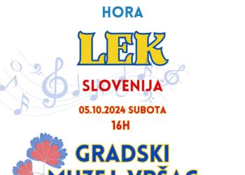 Koncert muškog Komornog hora iz Ljubljane u Gradskom muzeju Vršca 5. oktobra
