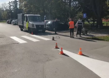 Plandište: U toku radovi na obeležavanju horizontalne saobraćajne signalizacije