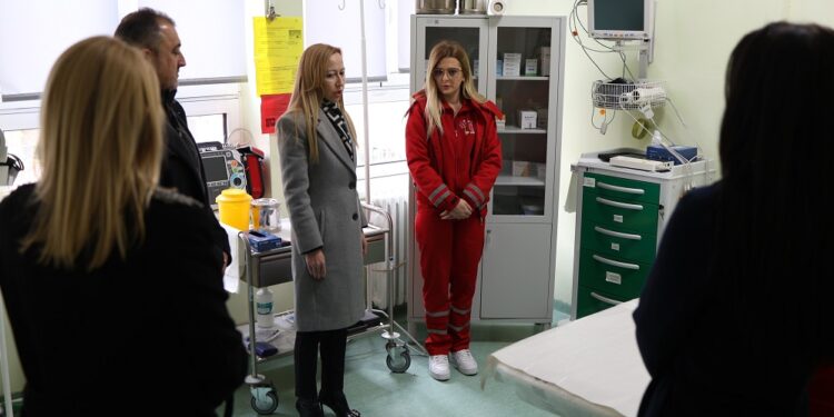 Gradonačelnica Vršca posetila Službu hitne medicinske pomoći Doma zdravlja