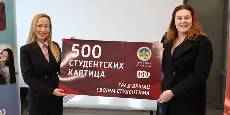 Gradonačelnica Vršca uručila 500. Studentsku karticu