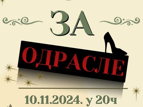 Predstava „Bajka za odrasle“ 10. decembra