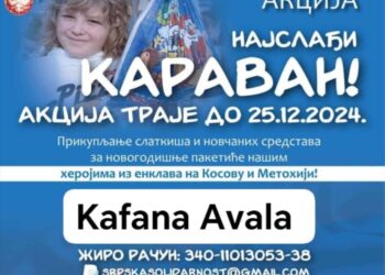 Plandište: Humanitarna akcija za decu sa Kosova i Metohije