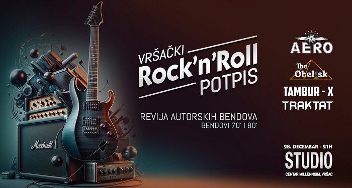 Revija autorskih bendova 70′ i 80′ 28. decembra u Studiu