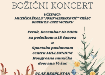 Božićni koncert Češke besede 13. decembra