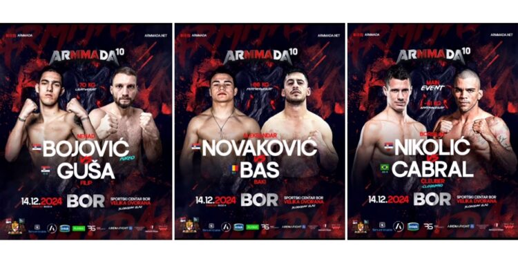 Vrščani Novaković, Bojović i Nikolić idu po nove MMA profi pobede!