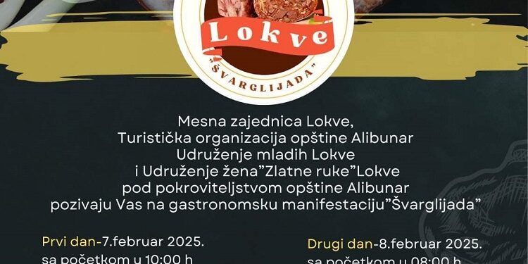 Jedinstveni gastro festival u Srbiji: 18. Švarglijada u Lokvama 7. i 8. februara