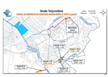 Potpisan ugovor za uređenje kanalske mreže na teritoriji Grada Vršca za 2025.