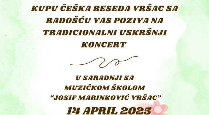 Uskršnji koncert Češke besede