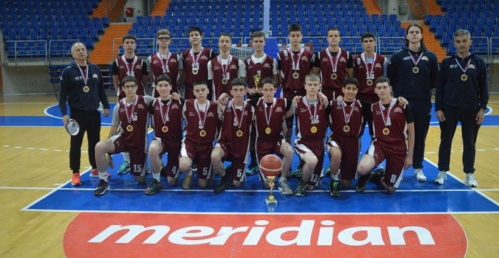 Pioniri Košarkaškog kluba Vršac Meridianbet na završnom turniru Prvenstva Vojvodine