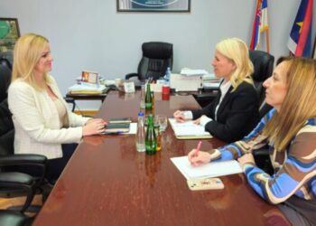 Tatjana Kokar na radnom sastanku sa Biljanom Barošević (VIDEO)