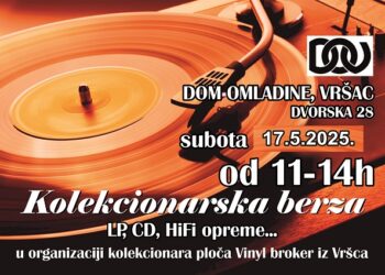 Kolekcionarska berza Vinila u bašti DOV-a