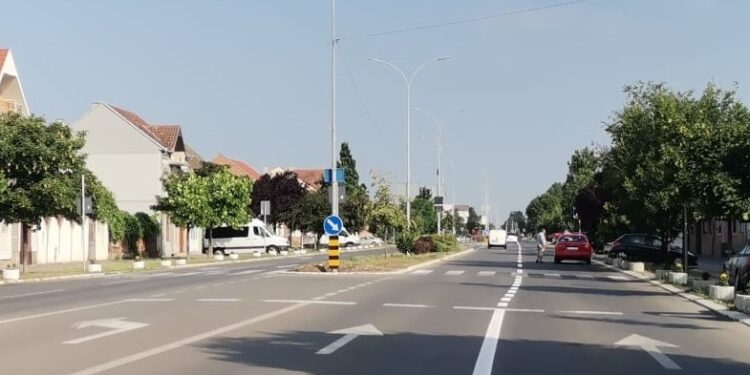 Obnavljaju se podužne oznake na državnim putevima na teritoriji Grada Vršca