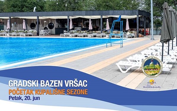 Sezona na Gradskom bazenu počinje u petak 20. juna