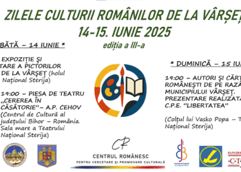 Treće izdanje manifestacije „Dani kulture Rumuna iz Vršca” – 14. i 15. jun 2025.