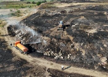 Potpuno ugašen požar u blizini Gradske deponije, Malog Rita i Vazduhoplovne akademije