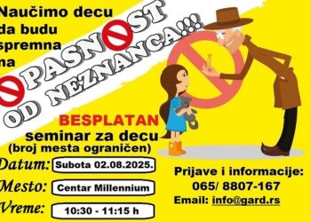 KBK Gard: Seminar za decu i roditelje – učenje bezbednosti kroz igru
