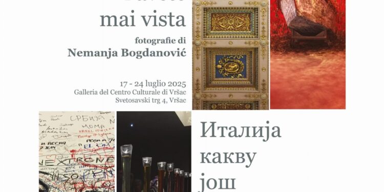 Dani italijanske kulture u Vršcu – Izložba fotografija „Italija kakvu još niste upoznali“