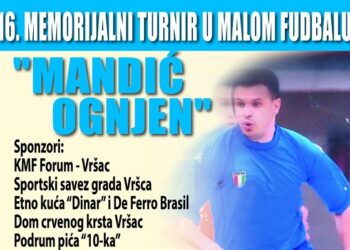 KMF „Forum“: 16. Memorijalni turnir „Mandić Ognjen“ počinje 15. avgusta