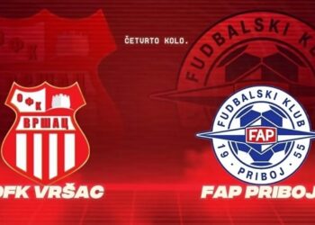 OFK Vršac 20. avgusta dočekuje FAP iz Priboja