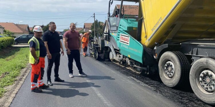Predsednik Repac obišao radove na sanaciji putne infrastrukture