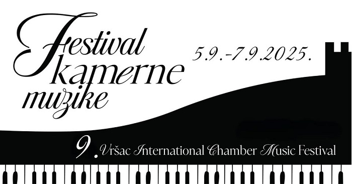 Festival kamerne muzike u Vršcu od 5. do 7. septembra