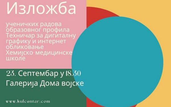 Izložba učeničkih radova obrazovnog profila Tehničar za digitalnu grafiku i internet oblikovanje Hemijsko-medicinske škole