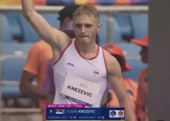 Knežević 6. u finalnoj trci na 100m na Prvenstvu sveta u Paraatletici