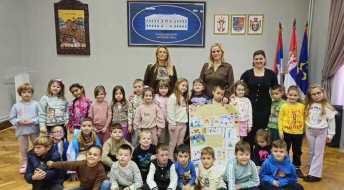 Predsednica opštine Bela Crkva družila se sa mališanima PU „Anđelka Đurić“
