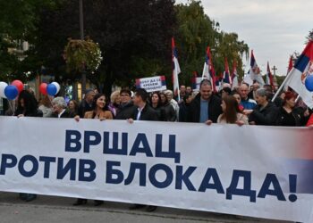 Pristojna Srbija okupila se u Vršcu, Beloj Crkvi, Alibunaru, Plandištu i Uljmi