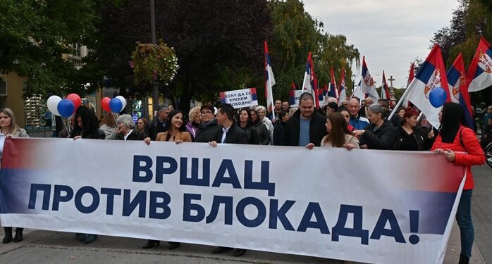 Pristojna Srbija okupila se u Vršcu, Beloj Crkvi, Alibunaru, Plandištu i Uljmi