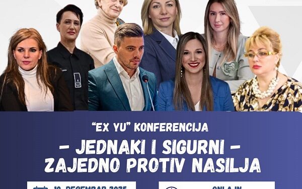 Onlajn EX YU konferencija „Jednaki i sigurni – zajedno protiv nasilja“