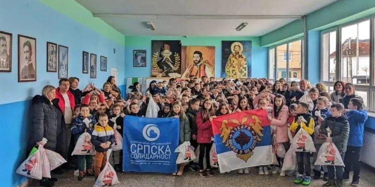 Plandište: Humanitarna akcija prikupljanja paketića za decu Kosova i Metohije