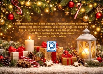 JKP Drugi oktobar čestitao Božić po Gregorijanskom kalendaru