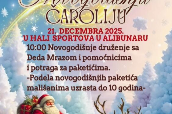 Opština Alibunar obezbedila novogodišnje paketiće i zabavu za mališane