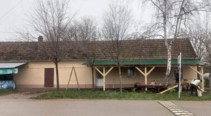 Radovi na zgradi Mesne zajednice Dobričevo