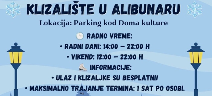 U Alibunaru počela Ledena bajka: Besplatno i klizalište i klizaljke (VIDEO)