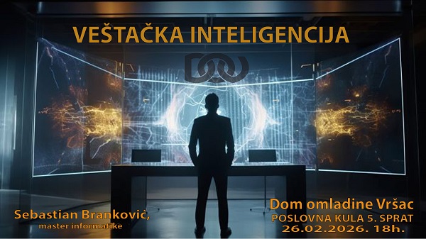 Predavanje posvećeno veštačkoj inteligenciji u Domu omladine Vršac