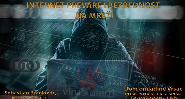 Edukativno predavanje o internet prevarama u Domu omladine Vršac