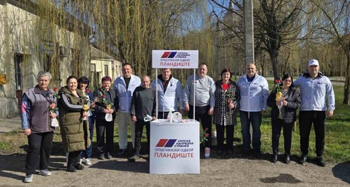 OO SNS Plandište uputio čestitke povodom 8. marta