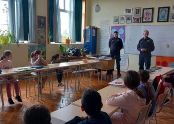 Interaktivna nastava o bezbednosti saobraćaja organizovana u Velikoj Gredi
