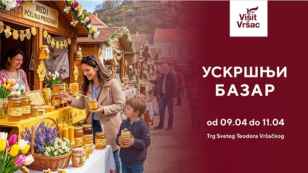 Uskršnji bazar na Trgu Svetog Teodora Vršačkog