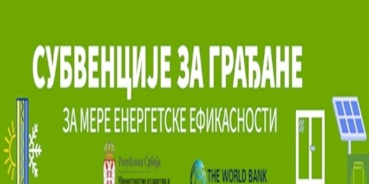 Grad Vršac objavio liste korisnika za sufinansiranje mera energetske efikasnosti po javnom pozivu