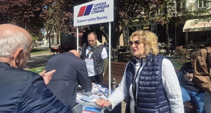 SNS Vršac: Veliki broj građana izrazio podršku politici SNS i Predsednika Vučića