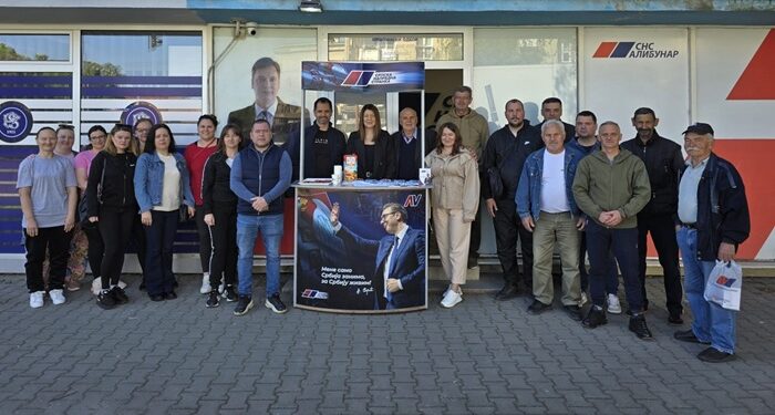 Aktivisti SNS za narodom u Alibunaru i Ilandži