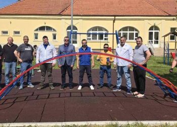 Aktivisti SNS u Velikom Gaju sređivali dečje igralište i fudbalski teren