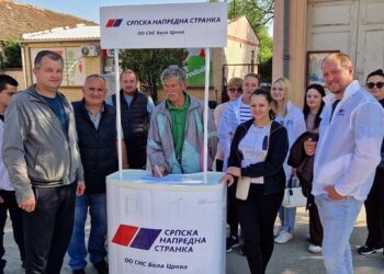 Aktivisti SNS i u Kruščici