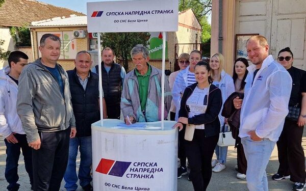 Aktivisti SNS i u Kruščici
