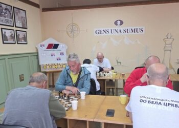 Aktivisti SNS organizovali šahovski susret u Beloj Crkvi