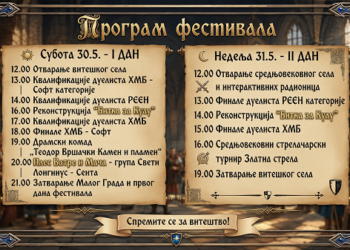 TOV: Srednjevekovni festival za Dan grada