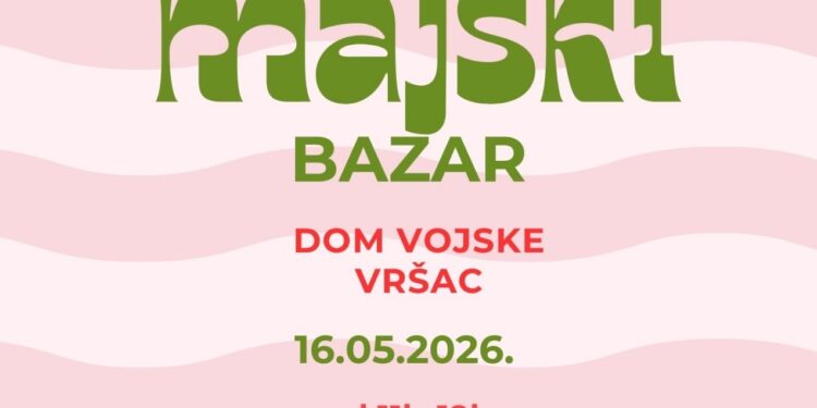 KC Vršac: Majski bazar Udruženja kreativaca Vršac